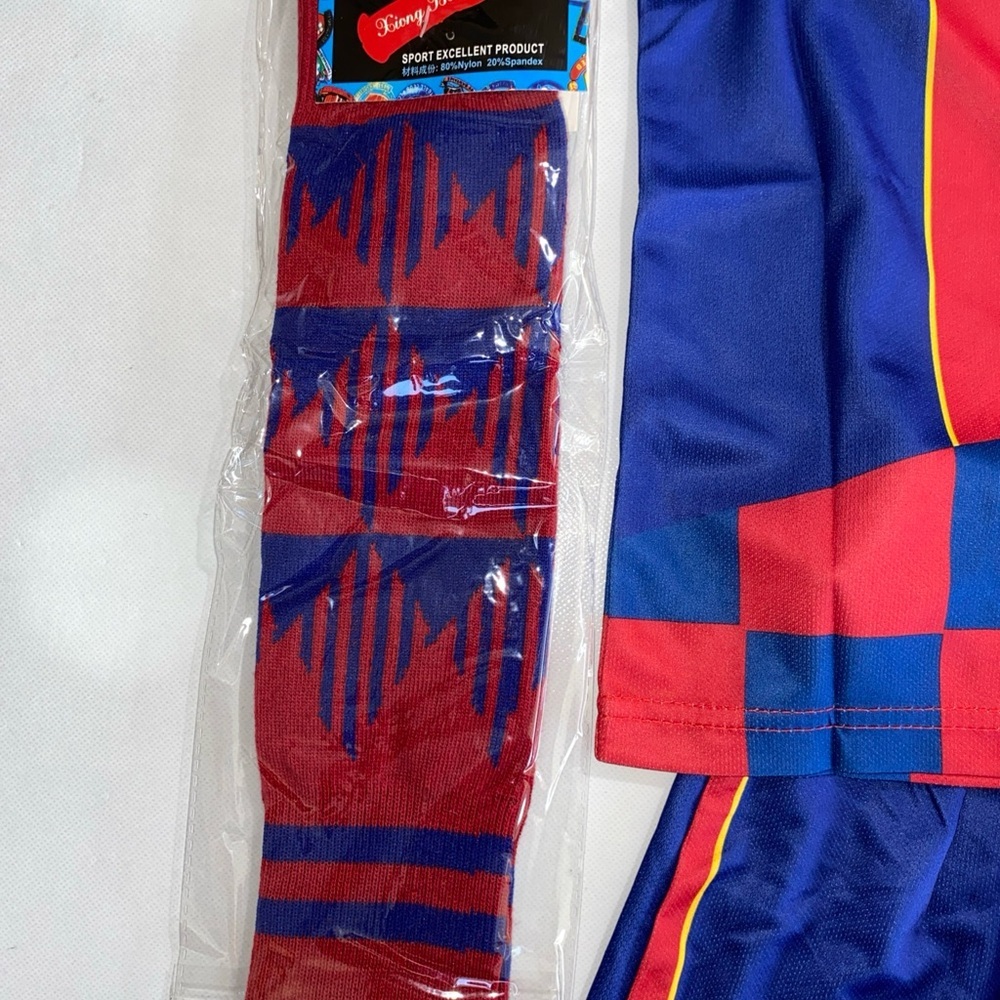 NEW Rezseitl Soccer Football Jersey No 10 Girls/boys w/ Socks Sweat Band Size 22 - Picture 5 of 9